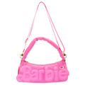 Whatever! Makes You Happy Barbie California Dreamin' Logo Padded Baguette Bag
