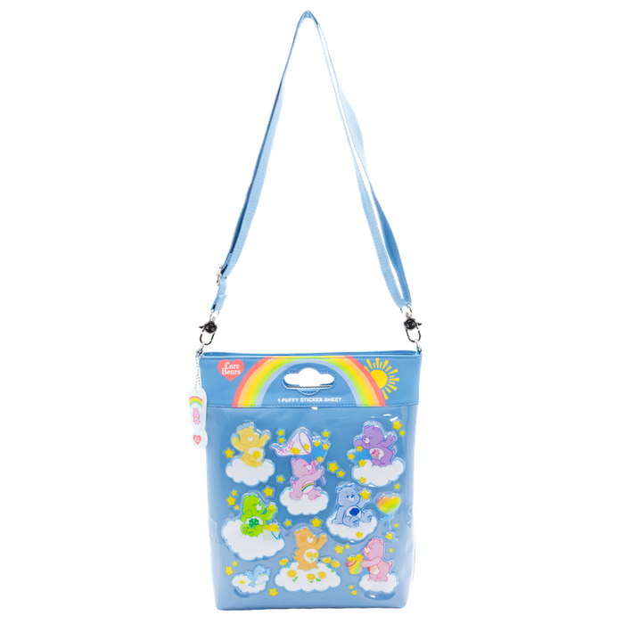 Whatever! Makes You Happy Care Bears Padded Nylon Sticker Sheet Crossbody