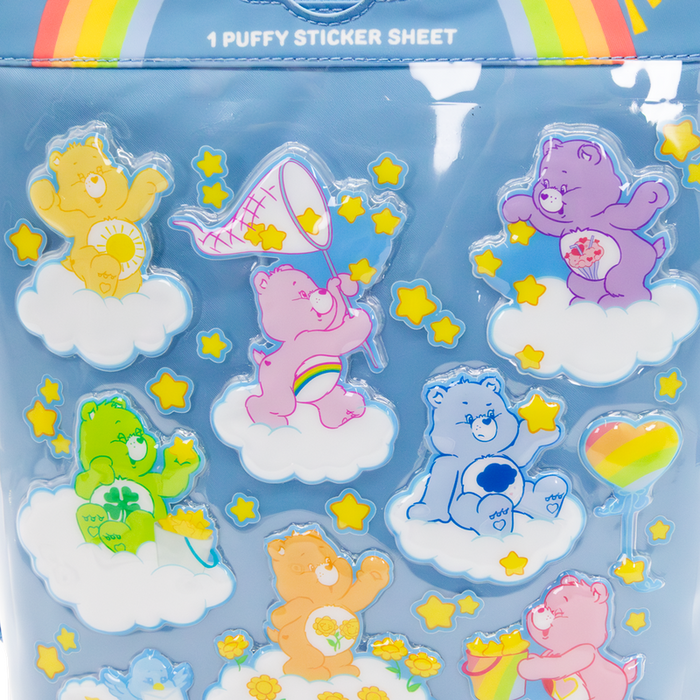 Whatever! Makes You Happy Care Bears Padded Nylon Sticker Sheet Crossbody