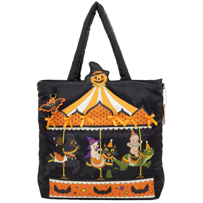 Whatever! Makes You Happy Kewpie Creepy Carousel Oversized Tote