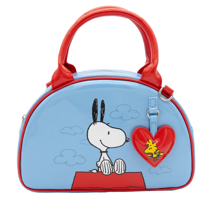 Whatever! Makes You Happy Peanuts Snoopy Happiness Is A Good Friend Bowler Crossbody Bag