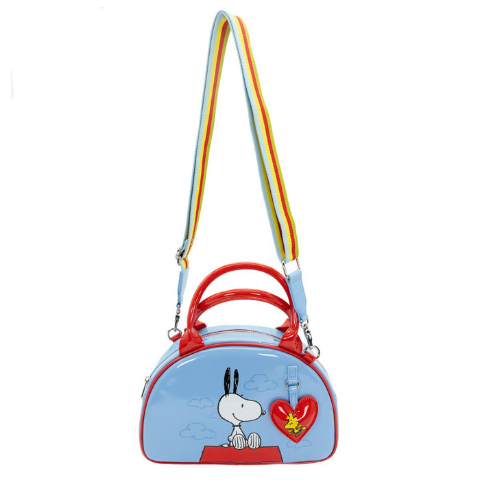 Whatever! Makes You Happy Peanuts Snoopy Happiness Is A Good Friend Bowler Crossbody Bag