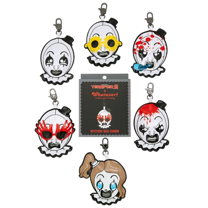 Whatever! Makes You Happy! Terrifier 2 Mystery Box Padded Vinyl Bag Charm