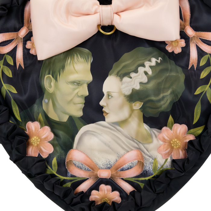Whatever! Makes You Happy Universal Monsters Coquette Frankie & Bride Oversized Heart