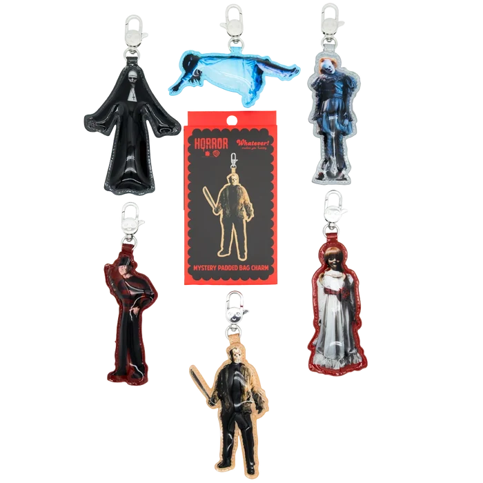 Whatever! Makes You Happy! WB Horror Icons Mystery Box Padded Vinyl Bag Charms