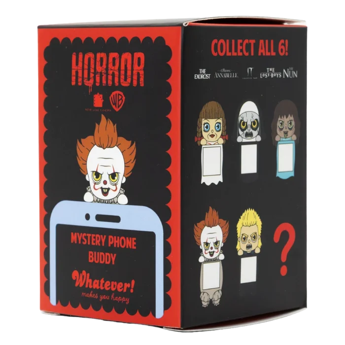 Whatever! Makes You Happy! WB Horror Icons Mystery Box Resin Phone Buddies