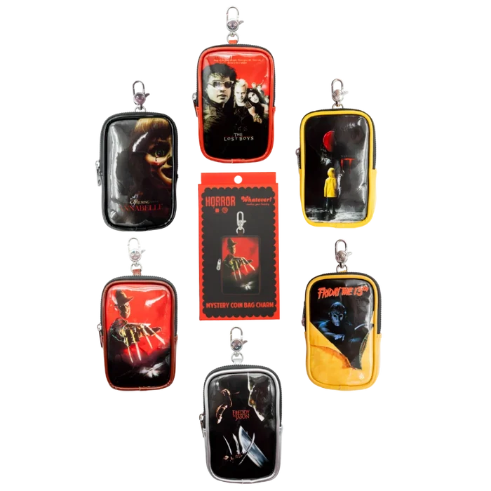 Whatever! Makes You Happy! WB Horror Poster Card Holder Coin Bag Charms