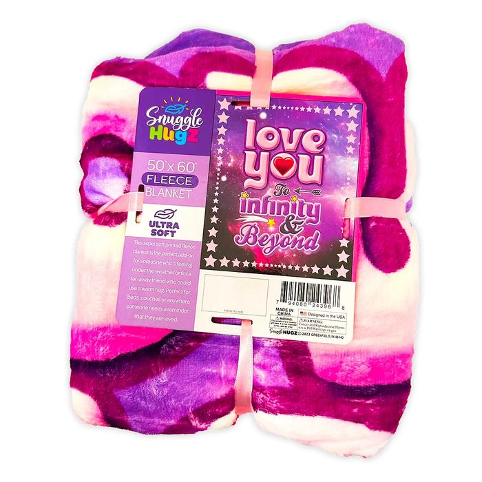Wholesale Kids Printed Blankets - 6 Pieces Per Display 24396 KIPP BROTHERS