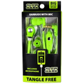 Wired Earbuds Glow in The Dark with Mic - 3 Pieces Per Pack 20614 GADGET GEAR