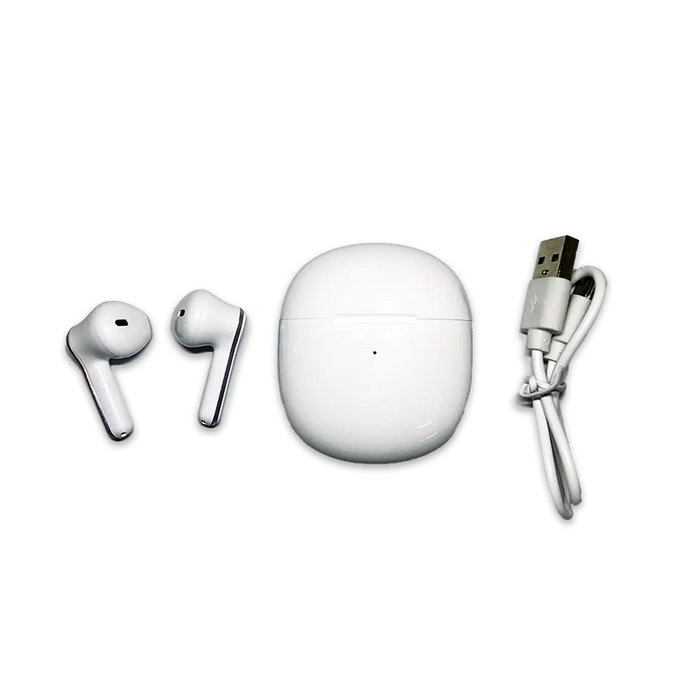Wireless Earbuds with Round Charging Case - 6 Pieces Per Pack 24635 GADGET GEAR