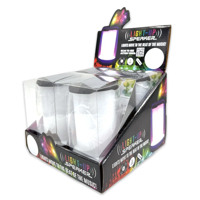 Wireless Speaker with Rgb Lights - 4 Pieces Per Retail Ready Display 24543 NOVELTY INC