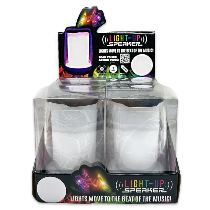 Wireless Speaker with Rgb Lights - 4 Pieces Per Retail Ready Display 24543 NOVELTY INC