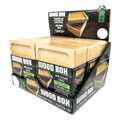 Wood Storage Box with Wood Tray Lid- 6 Pieces Per Retail Ready Display 25100 SMOKEZILLA