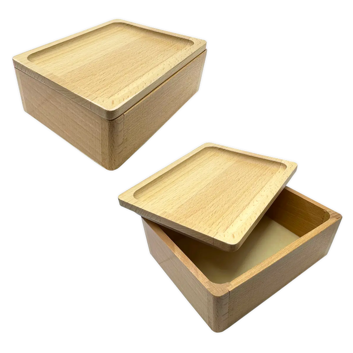 Wood Storage Box with Wood Tray Lid- 6 Pieces Per Retail Ready Display 25100 SMOKEZILLA