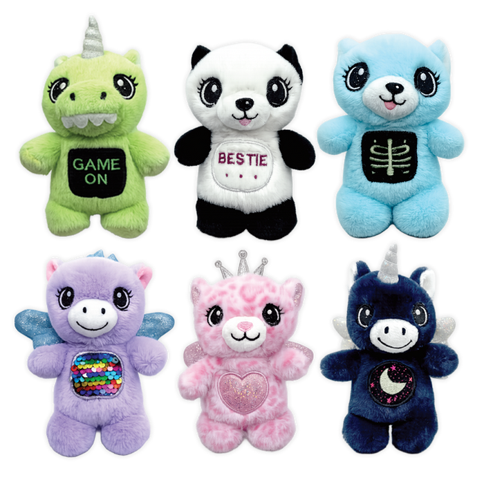 Wrist Band Slap Plush - 6 Pieces Per Retail Ready Display 26666