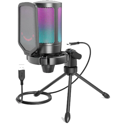 XOTIC PC USB RGB Streaming Microphone