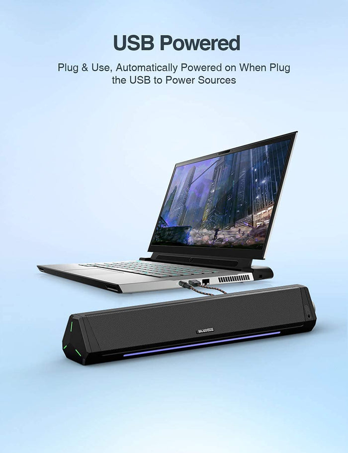 XOTIC PC Wired Computer Sound Bar