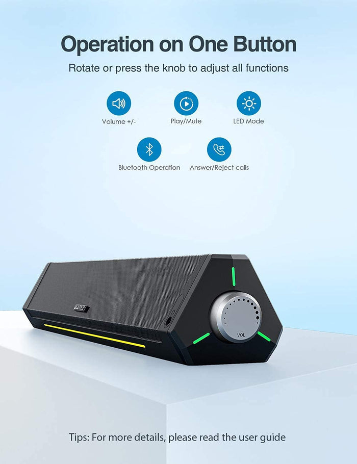 XOTIC PC Wired Computer Sound Bar