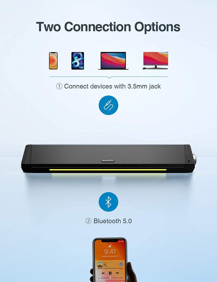 XOTIC PC Wired Computer Sound Bar