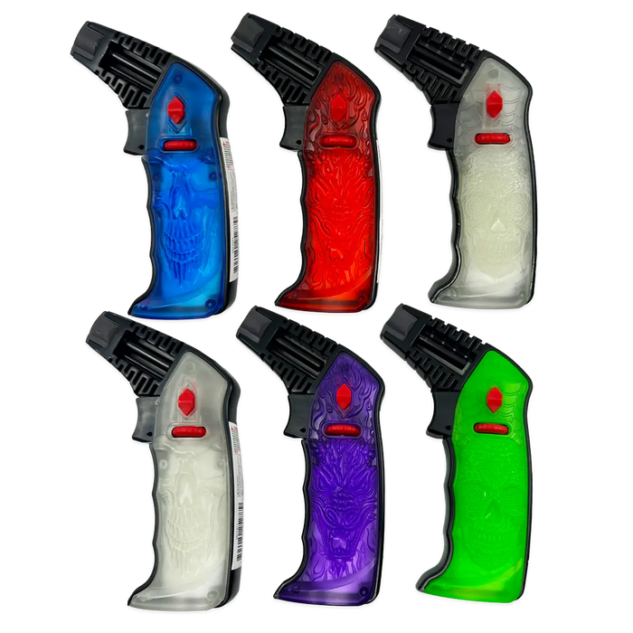XXL Torch Lighter With Transparent Handle - 6 Pieces Per Retail Ready Display 25277 SMOKEZILLA