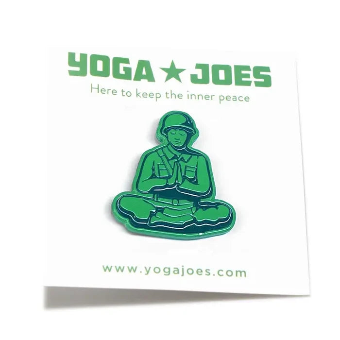 Yoga Joe's Enamel Pin